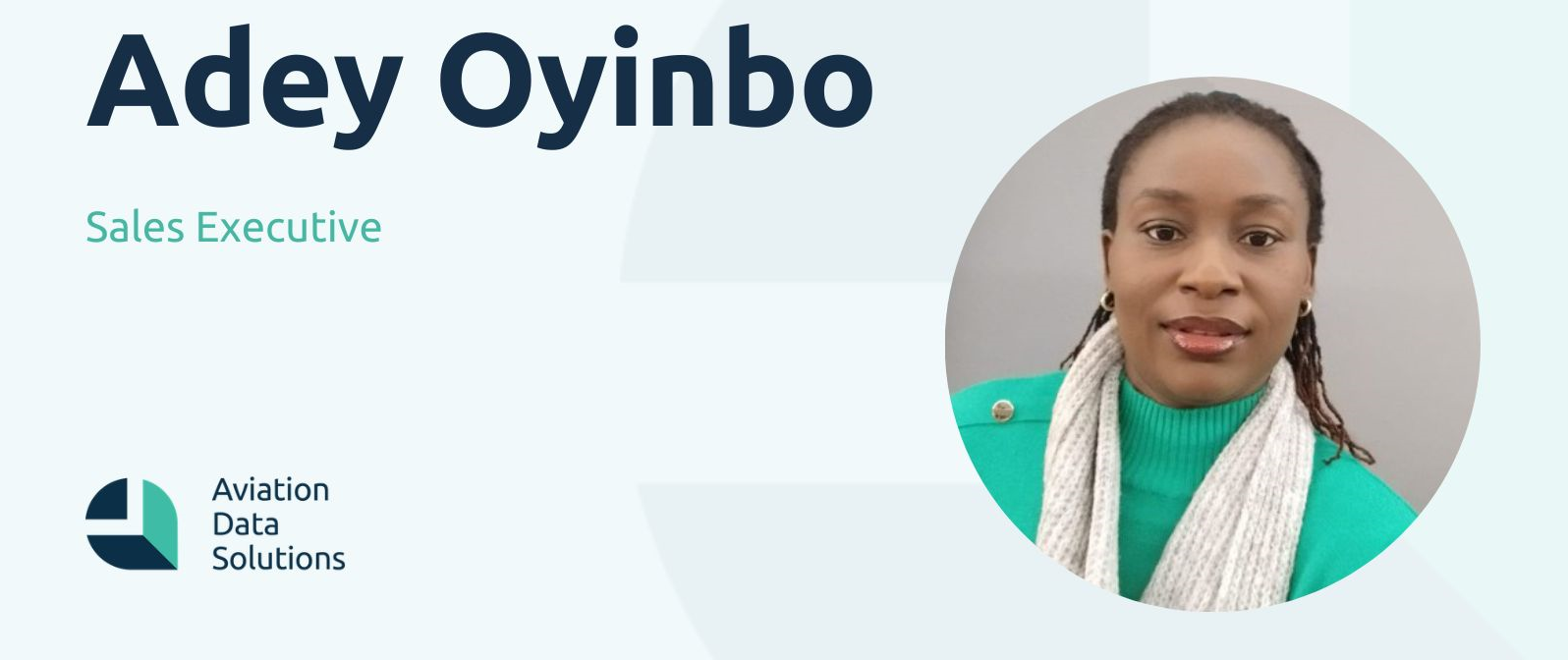 ADS Intro - Adey Oyinbo - Sales Executive - Aviation Data Solutions